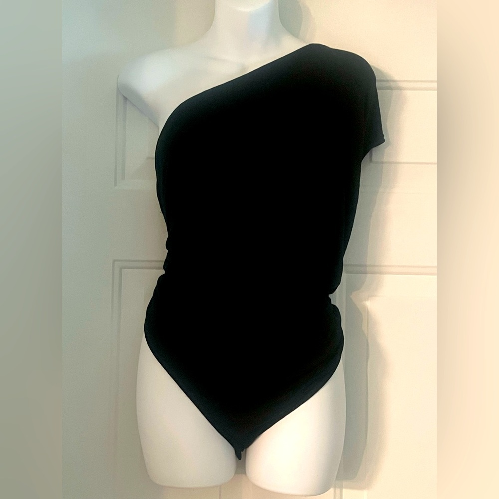 NY&CO One Shoulder Bodysuit